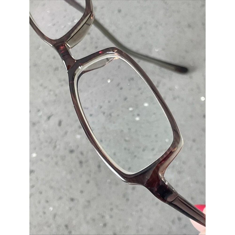 ZIMCO EYEGLASSES FRAMES ONLY BROWN / CRYSTAL S317 FULL RIM BRN/CRYST